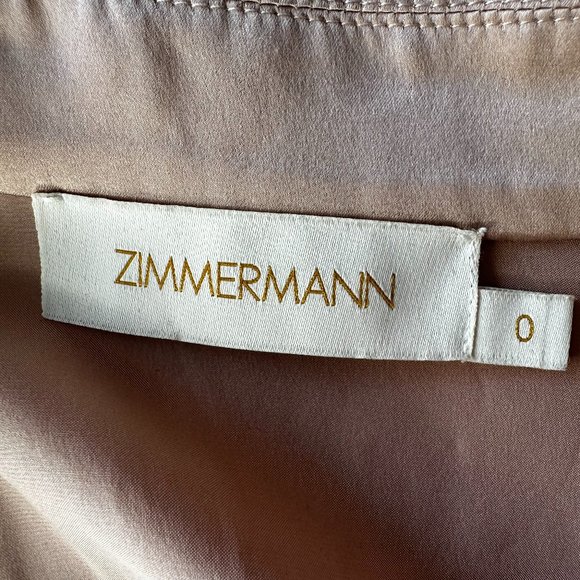 Zimmermann Pink Satin Mini Dress - Picture 10 of 10